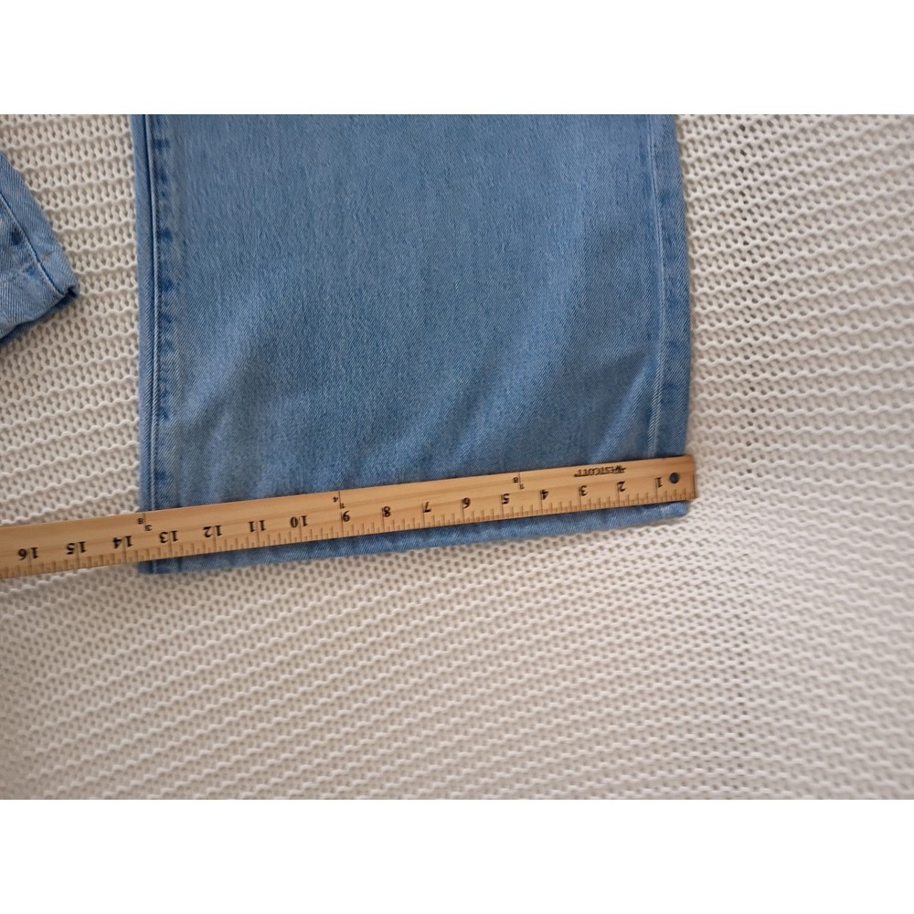 PISTOLA NWOT Jadyn Mid Rise Palazzo Wide Leg Jean Light Wash Denim 33-34x29 $198 - Picture 7 of 14